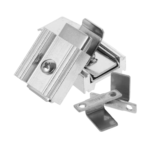 BAZEITFLOW 2 Stück Teiliges Fensterrahmen befestigungsclip Fliegengitter Bohrfreie Montage Einfache Demontage Kompatibel mit Standard fliegengittern Langlebiges Zubehör zur Fenstersicherung von BAZEITFLOW