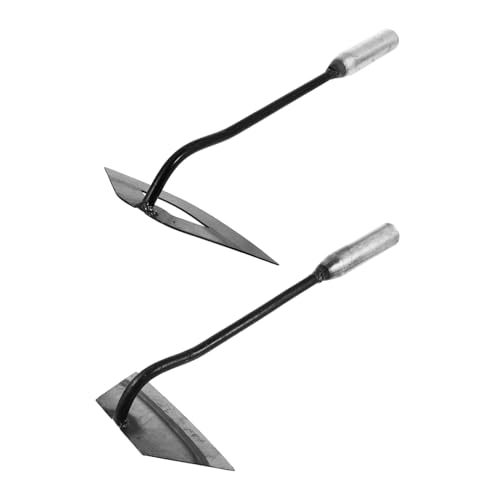BAZEITFLOW 2 Stück Teiliges Gartenhand Hacke aus robustem Metall Scharf und Langlebig Ergonomischer Handgriff Vielseitig für Unkrautentfernung Bodenbearbeitung und Aussaat im Garten BAZEITFLOW 2 Stück Teiliges Gartenhand Hacke aus robustem Metall Scharf und Langlebig Ergonomischer Handgriff Vielseitig für Unkrautentfernung Bodenbearbeitung und Aussaat im Garten von BAZEITFLOW