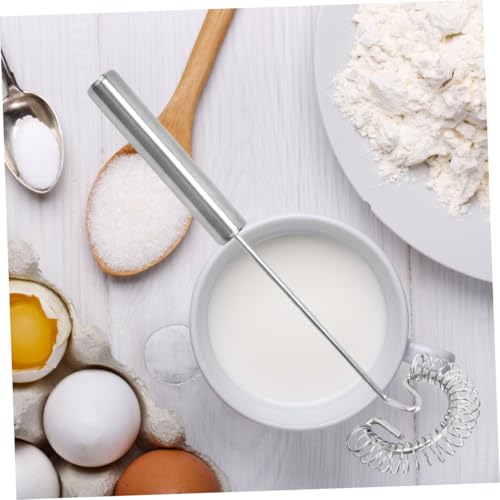 BAZEITFLOW 2 Stück Teiliges Handquirl mit Federschläger Ergonomischer Kleiner Eiermixer und Milchaufschäumer Manuell Leicht Batteriefrei für Küche Backen Kaffee und Haushalt BAZEITFLOW 2 Stück Teiliges Handquirl mit Federschläger Ergonomischer Kleiner Eiermixer und Milchaufschäumer Manuell Leicht Batteriefrei für Küche Backen Kaffee und Haushalt von BAZEITFLOW