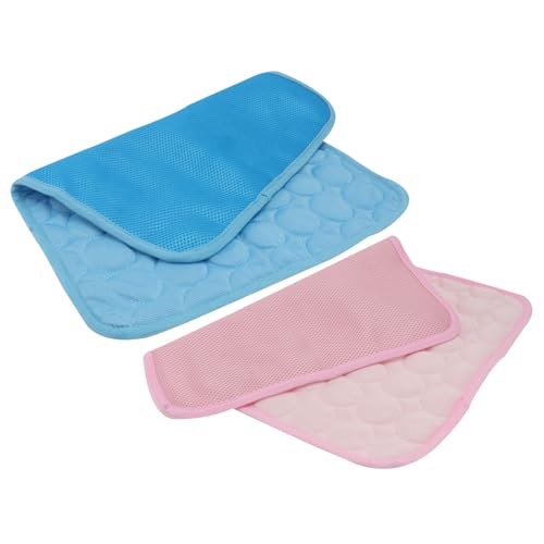 BAZEITFLOW 2 Stück Teiliges Kühlpad für Kaninchen und Kleintiere Waschbare Langlebige Kühlmatte mit Glatter Oberfläche Kompakte Vielseitiges Ruhe und Schlafnest für Hamster Meerschweinchen BAZEITFLOW 2 Stück Teiliges Kühlpad für Kaninchen und Kleintiere Waschbare Langlebige Kühlmatte mit Glatter Oberfläche Kompakte Vielseitiges Ruhe und Schlafnest für Hamster Meerschweinchen von BAZEITFLOW