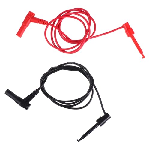 BAZEITFLOW 2 Stück Teiliges Multimeter Messkabel Isolierte Sicherheits bananenstecker Prüfspitzen mit Harter Spitze Langlebige Messleitung für Spannungstester und Elektrische Messungen BAZEITFLOW 2 Stück Teiliges Multimeter Messkabel Isolierte Sicherheits bananenstecker Prüfspitzen mit Harter Spitze Langlebige Messleitung für Spannungstester und Elektrische Messungen von BAZEITFLOW