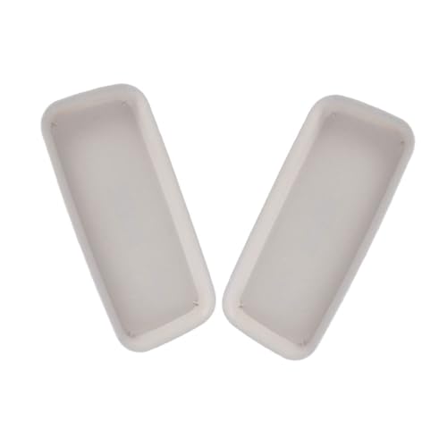 BAZEITFLOW 2 Stück Teiliges Rechteckige Pflanzuntersetzer aus Robustem Kunststoff Wasserdichter Abtropfschale für Topfablauf Geeignet für Innen und Außenbereich Verbessert Drainage und von BAZEITFLOW