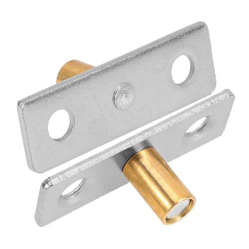 BAZEITFLOW 2 Stück Teiliges Schiebetür Bodenführung Mittelachse mit Kupferkopf Robuste Laufschiene für Scheunentor und Schrank Verstellbare Rollenführung für Schwere Türsysteme im Haushalt von BAZEITFLOW