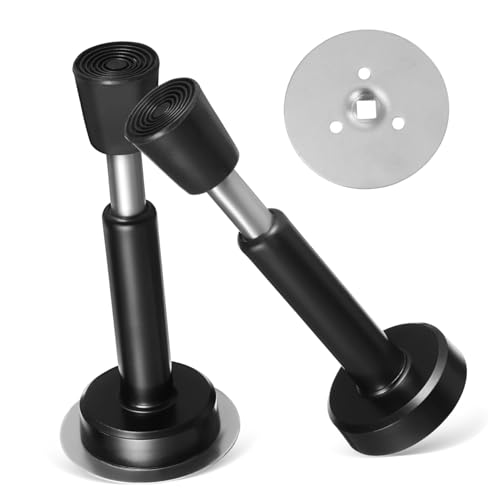 BAZEITFLOW 2 Stück Wandmontierte Türstopper aus Edelstahl Selbstklebend Robust und Langlebig mit Ausziehbarem Türgriffschutz Wandprotektoren für Zuhause Büro und Gewerbe Schwarz BAZEITFLOW 2 Stück Wandmontierte Türstopper aus Edelstahl Selbstklebend Robust und Langlebig mit Ausziehbarem Türgriffschutz Wandprotektoren für Zuhause Büro und Gewerbe Schwarz von BAZEITFLOW