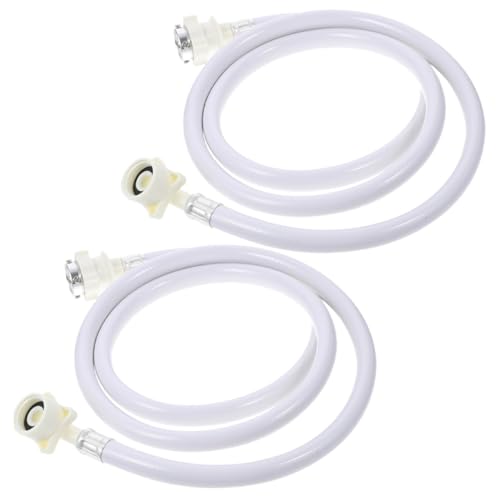 BAZEITFLOW 2 Stück Waschmaschinen Zulaufschläuche mit Edelstahlanschluss PVC Wasserschlauch Winkel Druckfest und Langlebig Passend für Automatische Waschmaschinen Auslaufsicher und BAZEITFLOW 2 Stück Waschmaschinen Zulaufschläuche mit Edelstahlanschluss PVC Wasserschlauch Winkel Druckfest und Langlebig Passend für Automatische Waschmaschinen Auslaufsicher und von BAZEITFLOW