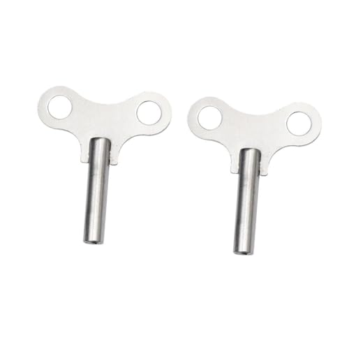 BAZEITFLOW 2 Teiliges Uhr Aufziehschlüssel aus Stahl Langlebige und Stabile Uhren Reparaturwerkzeuge mit Verlängertem Geeignet für Antike Uhren und Präzises Aufziehen zu Hause und von BAZEITFLOW