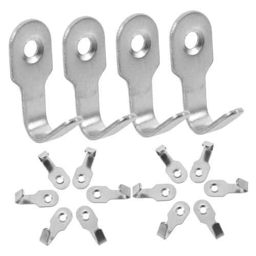 BAZEITFLOW 20 Stück Mini Edelstahl Wandhaken Einzelner Garderobenhaken Rostfrei Kompakt für Bad Küche Vielseitig für Handtuch Kleidung Küchenutensilien Platzsparend Langlebig von BAZEITFLOW