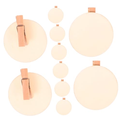 BAZEITFLOW 20 Stück Mini Holzklammern DIY Bastelklammern Label Clips für Notizen und Dekoration Robust Bruchfest Wiederbeschreibbar mit Kreide für Handwerk und Zuhause von BAZEITFLOW
