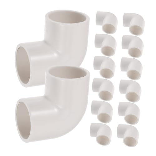 BAZEITFLOW 20 Stück Teiliges PVC Winkelverbinder für Gartenschläuche Robustes Kunststoff Wasseranschluss Adapter Vielseitig Einsetzbar für Bewässerung Pool Trinkwasser DIY Anwendungen von BAZEITFLOW