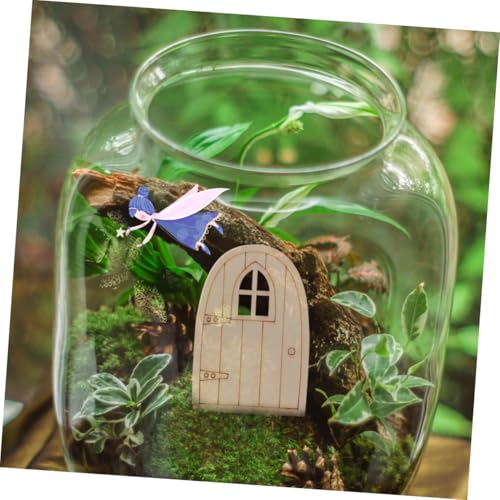 BAZEITFLOW 20 Stück Teiliges mit Fenster Miniatur Garten Dekoration Unbemalte DIY Holzverzierung für Feengarten und Kreative Bastelprojekte BAZEITFLOW 20 Stück Teiliges mit Fenster Miniatur Garten Dekoration Unbemalte DIY Holzverzierung für Feengarten und Kreative Bastelprojekte von BAZEITFLOW