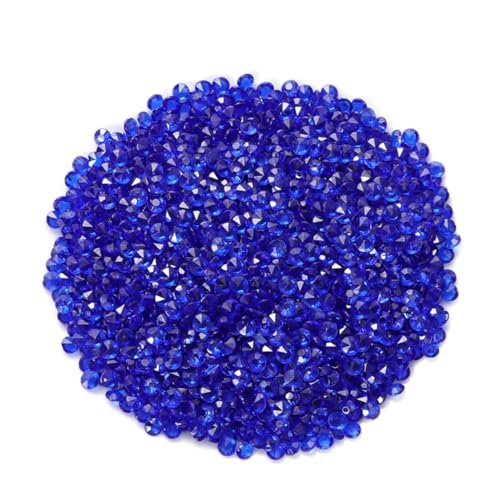 BAZEITFLOW 2000 Stück Dunkelblaue Kristallsteine Streudeko Hochzeit Vase Füller DIY Bastelsteine für Party Tischdeko und Feiern von BAZEITFLOW