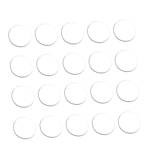 BAZEITFLOW 20stücke Runde Transparent Stoßdämpfer Pads Glas Tisch Gummi Abstandshalter Für Möbel von BAZEITFLOW
