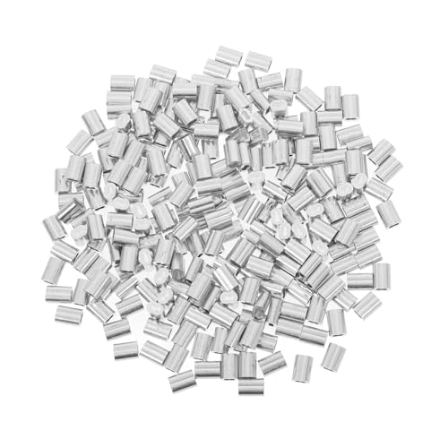 BAZEITFLOW 250 Stück Aluminium Kabel Crimps Doppelloch Drahtseil Schlaufenhülsen Langlebig und Sicher für Bau und Industrielle Anwendungen BAZEITFLOW 250 Stück Aluminium Kabel Crimps Doppelloch Drahtseil Schlaufenhülsen Langlebig und Sicher für Bau und Industrielle Anwendungen von BAZEITFLOW
