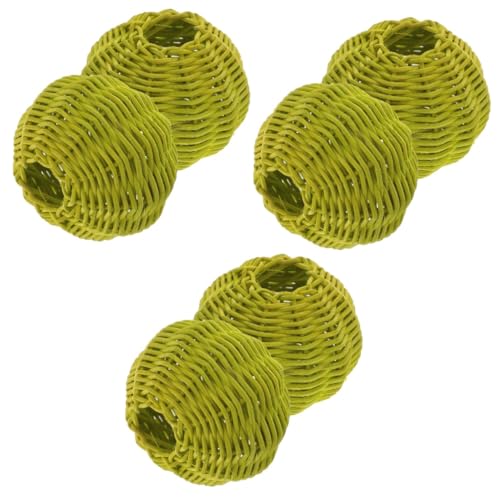 BAZEITFLOW 3 Sätze Teiliges Rattan Lampenschirm Handgewebter Lampenschirm Für Tisch Und Stehlampe Diy Deko Geeignet Für Wohnzimmer Schlafzimmer Und Kinderzimmer 2 Stücke * 3 von BAZEITFLOW