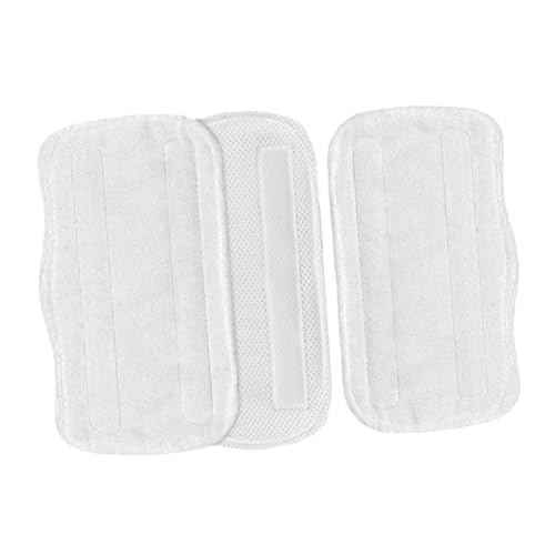 BAZEITFLOW 3 Stück Mikrofaser Wischmopp Pads Wiederverwendbare Super Saugfähige Reinigungspads für Fliesenböden Geeignet für Dampfreiniger von BAZEITFLOW