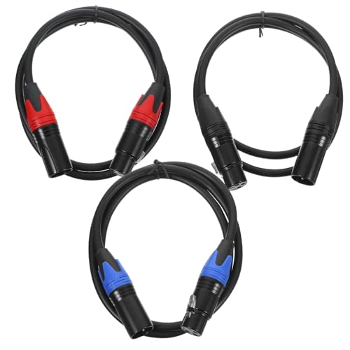 BAZEITFLOW 3 Stück Mikrofonkabel Xlr Male zu Female Lange Stabile Audioübertragung für Mikrofone und Soundgeräte für Klare Signalübertragung BAZEITFLOW 3 Stück Mikrofonkabel Xlr Male zu Female Lange Stabile Audioübertragung für Mikrofone und Soundgeräte für Klare Signalübertragung von BAZEITFLOW