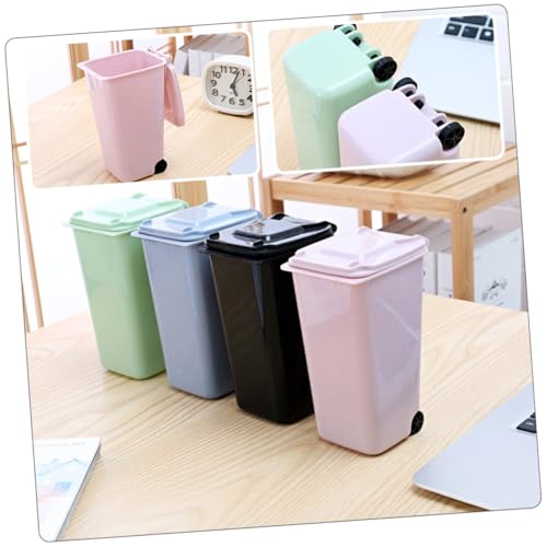 BAZEITFLOW 3 Stück Mini Tischmülleimer mit Deckel in Schwarz Grün und Kompakter Desktop Abfalleimer mit Großem Fassungsvermögen Vielseitiger Müllbehälter und Organizer für Büro Küche BAZEITFLOW 3 Stück Mini Tischmülleimer mit Deckel in Schwarz Grün und Kompakter Desktop Abfalleimer mit Großem Fassungsvermögen Vielseitiger Müllbehälter und Organizer für Büro Küche von BAZEITFLOW