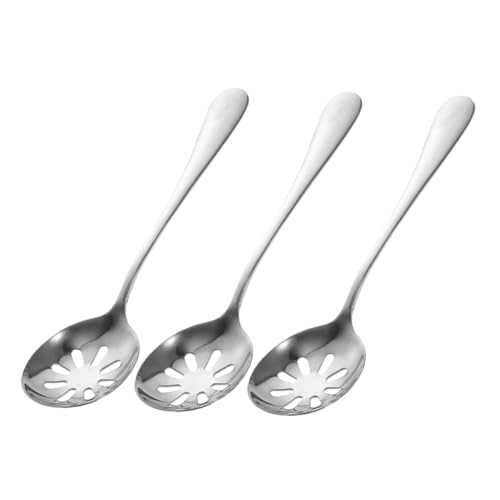 BAZEITFLOW 3 Stück Teiliges Edelstahl Schlitzlöffel Servierlöffel mit Löchern zum Abtropfen Vielseitig Einsetzbar für Buffet Salat Obst Catering und Festliche Anlässe BAZEITFLOW 3 Stück Teiliges Edelstahl Schlitzlöffel Servierlöffel mit Löchern zum Abtropfen Vielseitig Einsetzbar für Buffet Salat Obst Catering und Festliche Anlässe von BAZEITFLOW