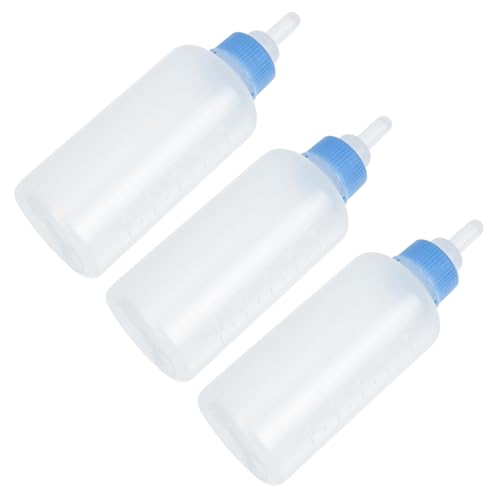 BAZEITFLOW 3 Stück Teiliges Katzenmilchflaschen aus Lebensmittelechtem Kunststoff Langlebig und Bruchsicher Kompakt und Tragbar zur Kontrollierten Fütterung von Neugeborenen Welpen Kätzchen BAZEITFLOW 3 Stück Teiliges Katzenmilchflaschen aus Lebensmittelechtem Kunststoff Langlebig und Bruchsicher Kompakt und Tragbar zur Kontrollierten Fütterung von Neugeborenen Welpen Kätzchen von BAZEITFLOW