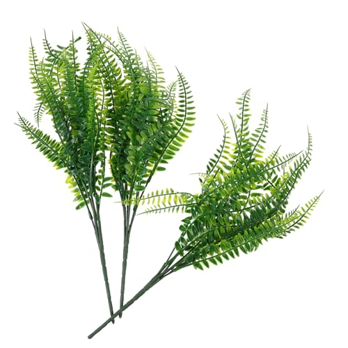 BAZEITFLOW 3 Stück Teiliges Künstliche Farnpflanzen Lebensechte Simulation ohne Pflegeaufwand Langlebige Deko für Innen Außenbereich als Wohn Hochzeitsaccessoire BAZEITFLOW 3 Stück Teiliges Künstliche Farnpflanzen Lebensechte Simulation ohne Pflegeaufwand Langlebige Deko für Innen Außenbereich als Wohn Hochzeitsaccessoire von BAZEITFLOW