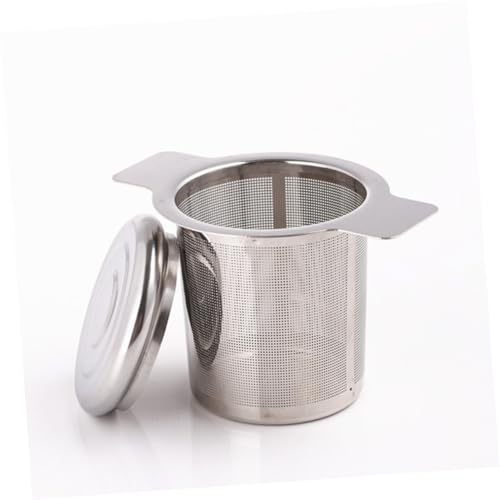 BAZEITFLOW 3 Stück Teiliges Teesieb aus Edelstahl mit Doppelgriff und Feinem Sieb Losen Tee Infuser mit Deckel Rostfreier Teefilter für Tassen und Teekannen Praktische Abtropfschale BAZEITFLOW 3 Stück Teiliges Teesieb aus Edelstahl mit Doppelgriff und Feinem Sieb Losen Tee Infuser mit Deckel Rostfreier Teefilter für Tassen und Teekannen Praktische Abtropfschale von BAZEITFLOW