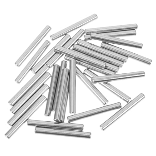BAZEITFLOW 30 Stück Edelstahl Zylinderstifte Dowel Pins für Möbel Regalbefestigung Stabile Passstifte Langlebig Einfache Montage für Schrank und Bücherregal von BAZEITFLOW