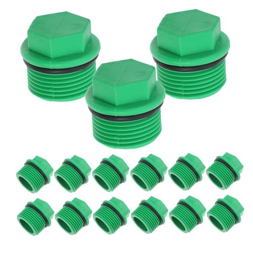 BAZEITFLOW 30 Stück Teiliges Ppr Außengewinde Rohrstopfen Wasserrohrkappe für Gartenbewässerung aus Grünem Wiederverwendbar Einfache Installation Dichtungswirksam Verhindert Leckagen und BAZEITFLOW 30 Stück Teiliges Ppr Außengewinde Rohrstopfen Wasserrohrkappe für Gartenbewässerung aus Grünem Wiederverwendbar Einfache Installation Dichtungswirksam Verhindert Leckagen und von BAZEITFLOW