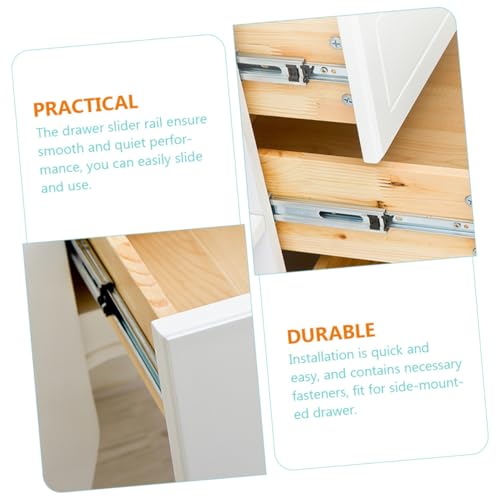 BAZEITFLOW 3sätze Kunststoff Schubladenschienen Für Schubladenreparatur Geräuschlose Auszüge Langlebige Ersatzteile Für Mittig Montierte Systeme Einfache Installation BAZEITFLOW 3sätze Kunststoff Schubladenschienen Für Schubladenreparatur Geräuschlose Auszüge Langlebige Ersatzteile Für Mittig Montierte Systeme Einfache Installation von BAZEITFLOW