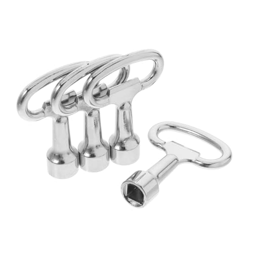 BAZEITFLOW 4 Stck Teiliges Metall Vierkantschlüssel Multifunktional Robust und Langlebig Geeignet als Wasserzähler Schlüssel und Elektroschrank Schlüssel Kompakt und Tragbar für Einfache BAZEITFLOW 4 Stck Teiliges Metall Vierkantschlüssel Multifunktional Robust und Langlebig Geeignet als Wasserzähler Schlüssel und Elektroschrank Schlüssel Kompakt und Tragbar für Einfache von BAZEITFLOW
