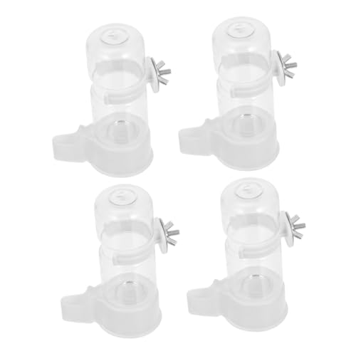 BAZEITFLOW 4 Stück Automatischer Vogeltränke Abs Wasserspender für Käfige Kompatibel für Papageien Wellensittiche und Andere Vogelarten mit Effizienter Frischwasserversorgung BAZEITFLOW 4 Stück Automatischer Vogeltränke Abs Wasserspender für Käfige Kompatibel für Papageien Wellensittiche und Andere Vogelarten mit Effizienter Frischwasserversorgung von BAZEITFLOW