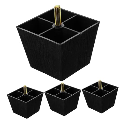 BAZEITFLOW 4 Stück Eckige Möbelbeine Verstellbare Sofa Füße Langlebigem und Kunststoff für Stabile Unterstützung für Sofas Stühle und Schränke BAZEITFLOW 4 Stück Eckige Möbelbeine Verstellbare Sofa Füße Langlebigem und Kunststoff für Stabile Unterstützung für Sofas Stühle und Schränke von BAZEITFLOW