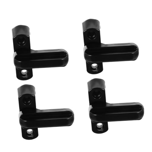 BAZEITFLOW 4 Stück Fenster Sicherheitsriegel aus Zinklegierung Extra Schutz Sash Blocker Passend für Upvc Fenster und Türen Einfache Montage Schwarz BAZEITFLOW 4 Stück Fenster Sicherheitsriegel aus Zinklegierung Extra Schutz Sash Blocker Passend für Upvc Fenster und Türen Einfache Montage Schwarz von BAZEITFLOW
