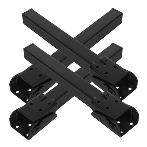 BAZEITFLOW 4stücke Faltbare Tischbeine Teilig Schwarz Praktische Robuste Tischfüße Für Laptop Schreibtisch Und Möbel Einfache Installation Und Transport Vielseitig Einsetzbar von BAZEITFLOW
