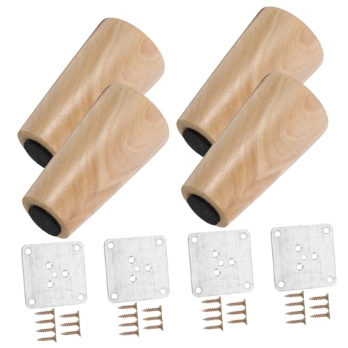 BAZEITFLOW 4 Stück Massivholz Möbelbeine Gerade Stabile Sofabeine und Ersatzbettfüße Hohe Holzmöbelstützen Langlebig und Handpoliert für Sofa Tv Schrank Bett und Kommode BAZEITFLOW 4 Stück Massivholz Möbelbeine Gerade Stabile Sofabeine und Ersatzbettfüße Hohe Holzmöbelstützen Langlebig und Handpoliert für Sofa Tv Schrank Bett und Kommode von BAZEITFLOW