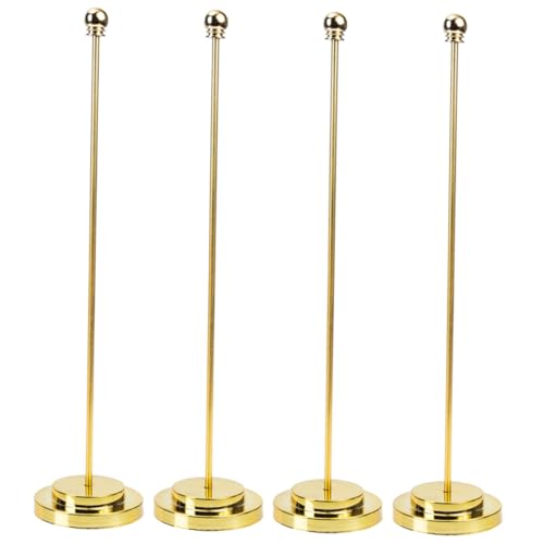 BAZEITFLOW 4 Stück Metall Tischflaggenhalter Gold Stabiler Desktop Flaggenständer aus Robustem Eisen Vielseitig für Büro Konferenzraum Party und Heimdekoration Praktische Flaggenbasis für BAZEITFLOW 4 Stück Metall Tischflaggenhalter Gold Stabiler Desktop Flaggenständer aus Robustem Eisen Vielseitig für Büro Konferenzraum Party und Heimdekoration Praktische Flaggenbasis für von BAZEITFLOW