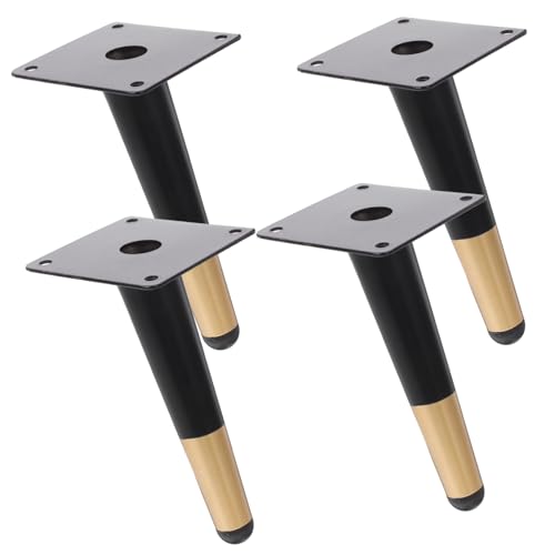 BAZEITFLOW 4 Stück Metallmöbelfüße Hohe Schräge Konusbeine Schwarz Gold für Schränke Couchtische Nachttische Stabile Ersatzbeine für DIY Möbelprojekte BAZEITFLOW 4 Stück Metallmöbelfüße Hohe Schräge Konusbeine Schwarz Gold für Schränke Couchtische Nachttische Stabile Ersatzbeine für DIY Möbelprojekte von BAZEITFLOW