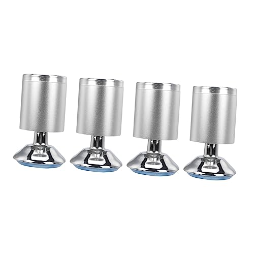 BAZEITFLOW 4stücke Teiliges Verstellbare Aluminiumlegierung Möbelbeine Runde Schrankfüße Geeignet Für Sofas Tische Und Schränke Und Langlebig von BAZEITFLOW