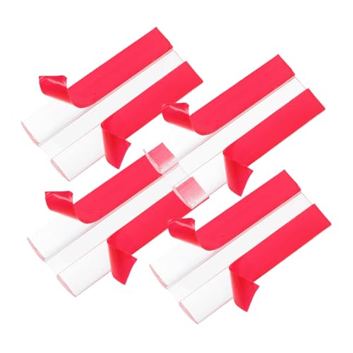 BAZEITFLOW 4 Stück Selbstklebende Acryl Scharniere Transparent Verstellbare Klappbare Möbel Scharniere für Türen Fenster Geeignet für Zuhause Büro und Laden BAZEITFLOW 4 Stück Selbstklebende Acryl Scharniere Transparent Verstellbare Klappbare Möbel Scharniere für Türen Fenster Geeignet für Zuhause Büro und Laden von BAZEITFLOW