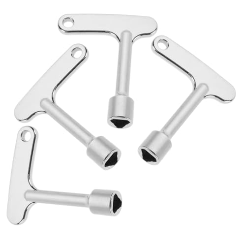 BAZEITFLOW 4 Stück Teiliges Dreikantschlüssel aus Rostfreiem Metall Langlebig und Korrosionsbeständig für Mülltonnen Schaltschränke Wasserzähler und Außenschlösser Kompakt und Präzise für BAZEITFLOW 4 Stück Teiliges Dreikantschlüssel aus Rostfreiem Metall Langlebig und Korrosionsbeständig für Mülltonnen Schaltschränke Wasserzähler und Außenschlösser Kompakt und Präzise für von BAZEITFLOW