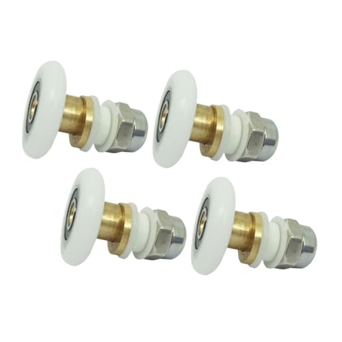 BAZEITFLOW 4 Stück Teiliges Duschtür Laufrollen Ersatzrollen für Glas Schiebetüren Langlebige Leichtgängige Duschkabinen Schieberegler Einfache Montage Passend für Badezimmer BAZEITFLOW 4 Stück Teiliges Duschtür Laufrollen Ersatzrollen für Glas Schiebetüren Langlebige Leichtgängige Duschkabinen Schieberegler Einfache Montage Passend für Badezimmer von BAZEITFLOW