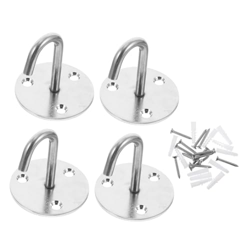 BAZEITFLOW 4 Stück Teiliges Edelstahl Deckenhaken Schwerlastfähige Wand und Deckenbefestigung Stabile Aufhängungshaken für Zuhause und Garten Mit Befestigungszubehör Rostfrei und Langlebig BAZEITFLOW 4 Stück Teiliges Edelstahl Deckenhaken Schwerlastfähige Wand und Deckenbefestigung Stabile Aufhängungshaken für Zuhause und Garten Mit Befestigungszubehör Rostfrei und Langlebig von BAZEITFLOW
