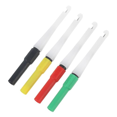 BAZEITFLOW 4 Stück Teiliges Isolations Piercing Sonden Spitze Testsonde für Multimeter Kabeltester bis Zerstörungsfreie Drahtprüfung Autoelektrik BAZEITFLOW 4 Stück Teiliges Isolations Piercing Sonden Spitze Testsonde für Multimeter Kabeltester bis Zerstörungsfreie Drahtprüfung Autoelektrik von BAZEITFLOW