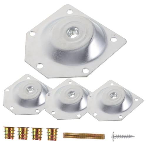 BAZEITFLOW 4 Stück Teiliges Möbelverbindungsset Winkelbeschläge aus Langlebigem für Stabile Montage von Massivholzbeinen an Tisch Stuhl Nachttisch und Schminktisch BAZEITFLOW 4 Stück Teiliges Möbelverbindungsset Winkelbeschläge aus Langlebigem für Stabile Montage von Massivholzbeinen an Tisch Stuhl Nachttisch und Schminktisch von BAZEITFLOW