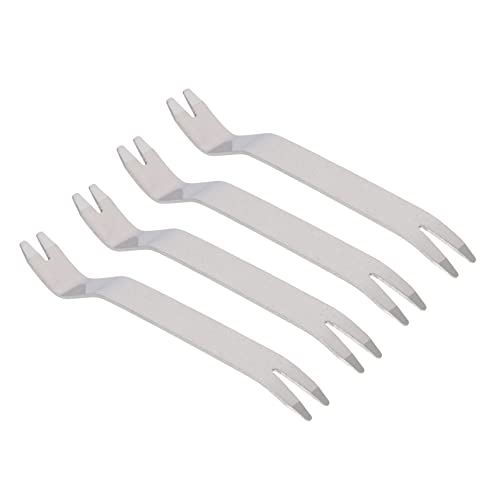 BAZEITFLOW 4 Stück Teiliges Nagelheber Multifunktionales Demontage Werkzeug für und Außenbereich Ergonomisches Design Rutschfester Griff Rostfrei für Bodenleger Elektriker Klempner und von BAZEITFLOW