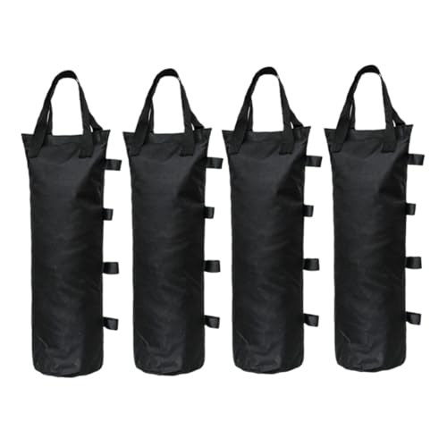BAZEITFLOW 4 Stück Teiliges Sandgewicht Taschen aus Robustem Oxford mit Verstärkter Einsetzbar für Outdoor Pavillon Zelt und Markisenstützen und Tragbar von BAZEITFLOW
