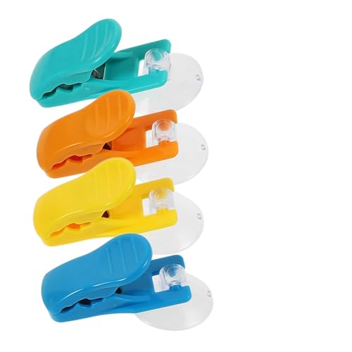 BAZEITFLOW 4 Stück Teiliges Saugnapf Handtuchhalter Clips aus Robustem Multifunktionale Bad und Küchenhalterung für Handtücher Waschbare Aufhängeclips Rutschfeste Saugnapf Klammern BAZEITFLOW 4 Stück Teiliges Saugnapf Handtuchhalter Clips aus Robustem Multifunktionale Bad und Küchenhalterung für Handtücher Waschbare Aufhängeclips Rutschfeste Saugnapf Klammern von BAZEITFLOW