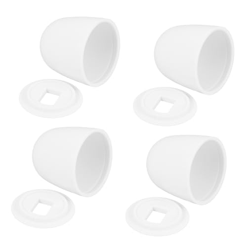 BAZEITFLOW 4 Stück Teiliges Toilettenschrauben Abdeckkappen aus Robustem Wiederverwendbare Wc Schraubenkappen für Toilettenbolzen Dekorative Befestigungsabdeckungen für Badezimmer Leicht und BAZEITFLOW 4 Stück Teiliges Toilettenschrauben Abdeckkappen aus Robustem Wiederverwendbare Wc Schraubenkappen für Toilettenbolzen Dekorative Befestigungsabdeckungen für Badezimmer Leicht und von BAZEITFLOW