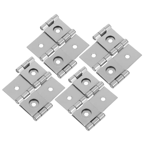 BAZEITFLOW 4 Stück Teiliges Türscharnier Doppelte Feder Heavy Duty Konstruktion Federbelastetes Scharnier für Außentüren Einfache Montage Geeignet für Wohnbereich und Saloon Türen von BAZEITFLOW
