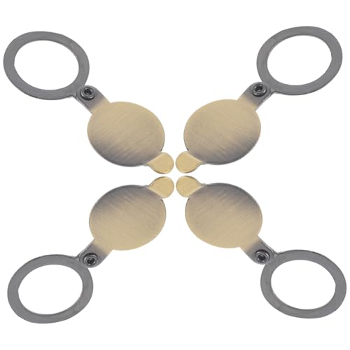 BAZEITFLOW 4 Stück Teiliges Türspion abdeckungs Kupfer Sichtschutz für Wohnungstür Robust Rostfrei Langlebig für Haustür und Türspion Erhöht Privatsphäre und BAZEITFLOW 4 Stück Teiliges Türspion abdeckungs Kupfer Sichtschutz für Wohnungstür Robust Rostfrei Langlebig für Haustür und Türspion Erhöht Privatsphäre und von BAZEITFLOW