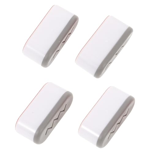 BAZEITFLOW 4 Stück Toilettensitzpuffer Silikon Dämpfer Toilettendeckel Schutzpads Geräuschreduzierend Stabilisierung für Wc Sitz Zuhause Hotel Büro von BAZEITFLOW